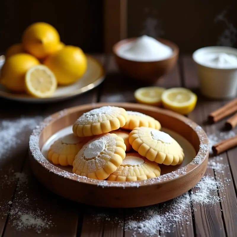 Mantecados de Alcázar: Dulces de Manteca y Azúcar con Canela y Limón
