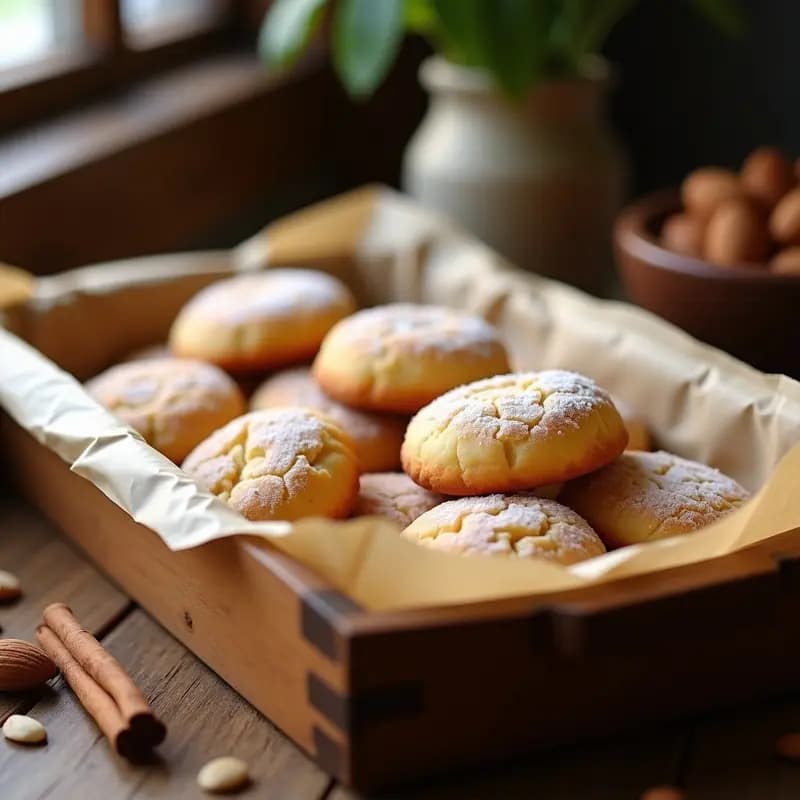 Mantecados de Almendra y Canela: Receta Navideña Sin Horno