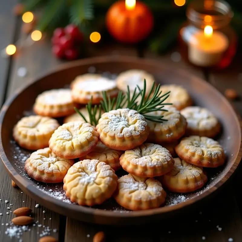 Mantecados de Almendra y Miel: Receta de Navidades Andaluza sin Horno