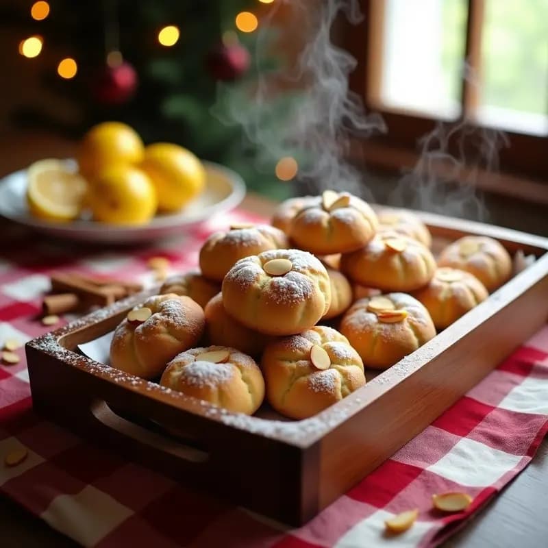 Mantecados de Almendra y Miel: Dulces Navideños en 20 Minutos