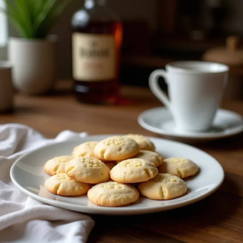 Mantecados de Coco y Harina de Almendra con Esencia de Vainilla Bourbon