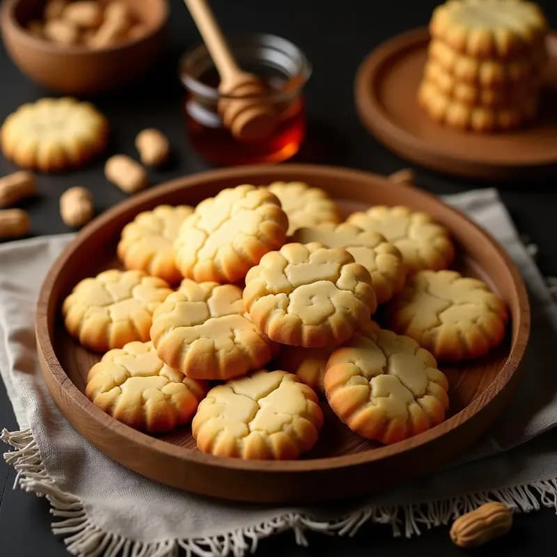 Mantecados de Maní y Miel: Galletas Colombianas Sin Harina y Sin Gluten
