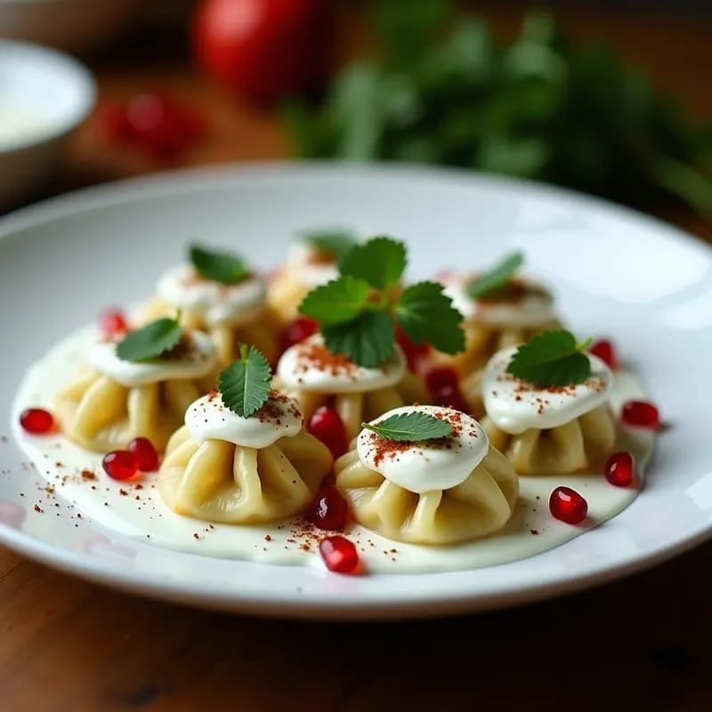 Manti de Calabacín y Anteojos de Toño: Receta Turca de Dumplings Vegetales al Yogur