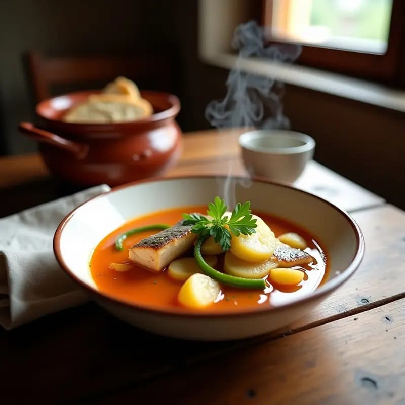 Marmita de Bonito con Patatas y Pimientos: Receta de Pescado vasca en Olla