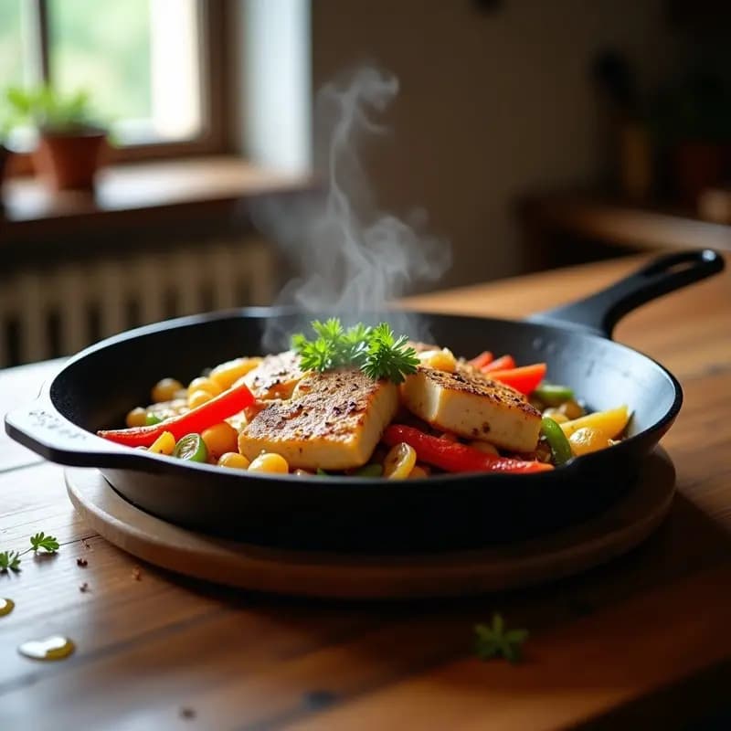 Marmita de Bonito con Pimientos Asados: Receta de la Costa Vasca en Sartén