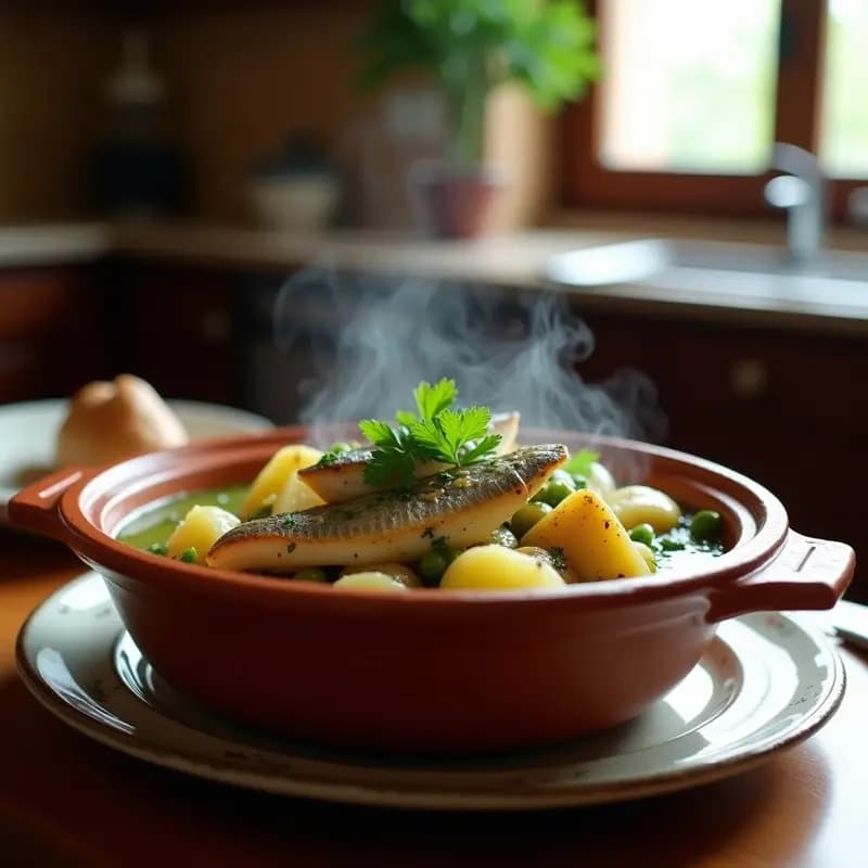Marmita de Bonito: Receta Cantabra de Pescado en Salsa Verde con Patatas