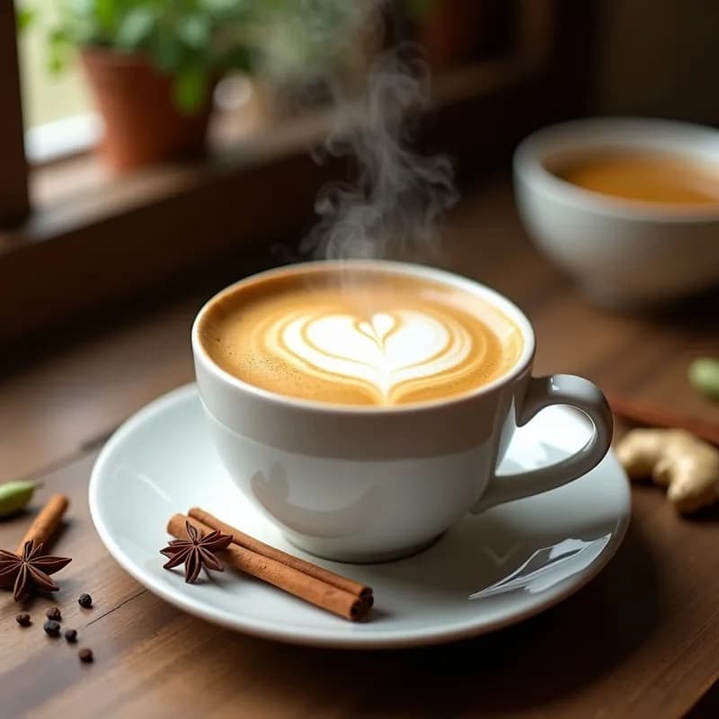 Masala Chai Latte Vegano: Receta con Especias Auténticas y Leche de Avena en 10 Minutos