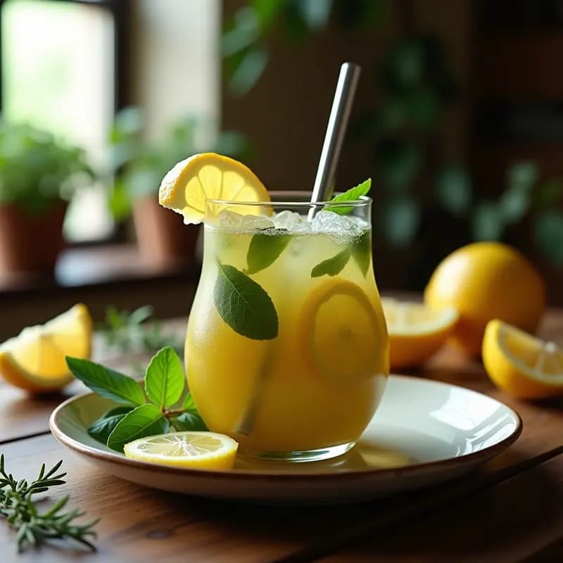 Mate Argentino con Hierbas y Limón: Bebida Tradicional Energética y Antioxidante