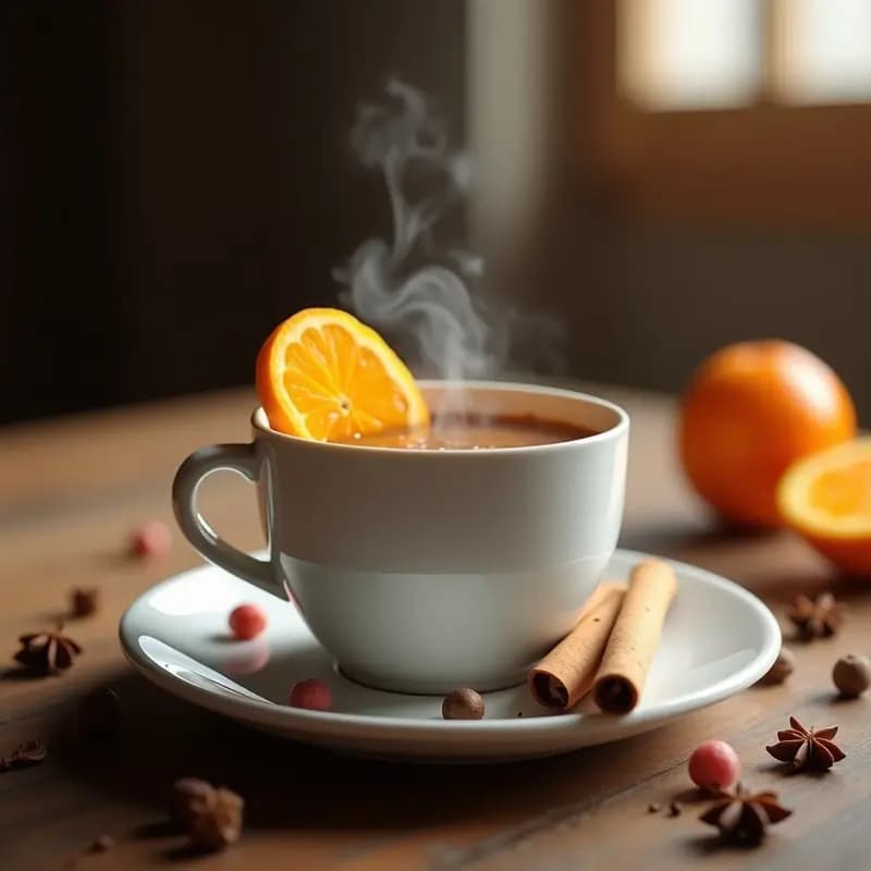 Mate Cocido con Canela y Naranja: Bebida Argentina Reconfortante y Sin Cafeína