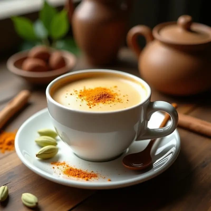 Mate Latte con Especias de Cardamomo: Bebida Argentina Energética y Calmante