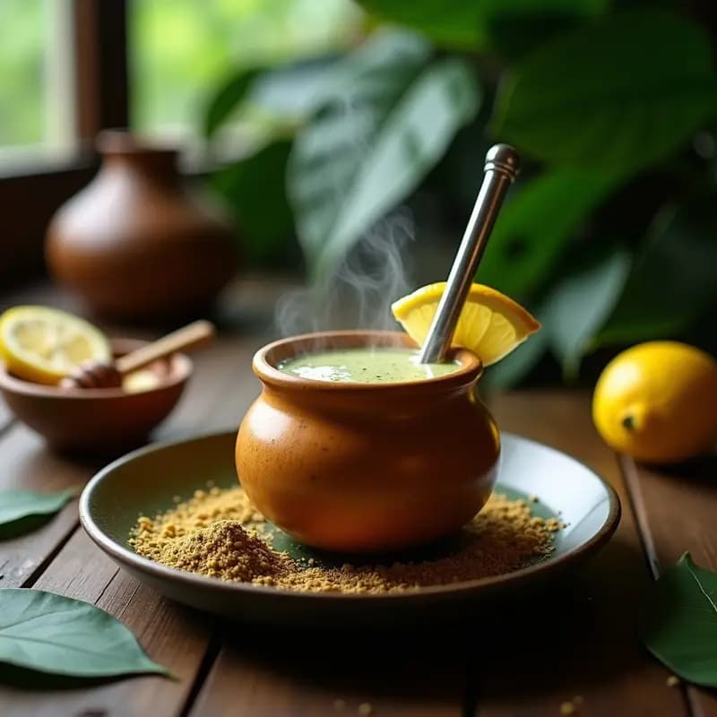 Mate Tehé con Hierbas Amazónicas: Bebida Argentina Tradicional y Energizante