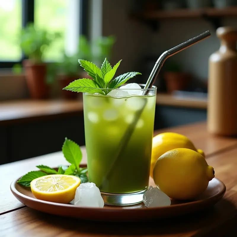 Mate Tereré con Hierbas y Limón: Bebida Paraguaya Refrescante y Depurativa para el Verano