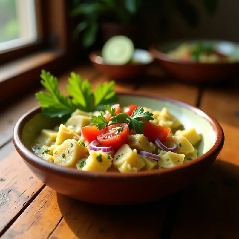 Maxixada de Plátano Verde con Bacalao Desalado: Receta Brasileña del Nordeste en 30 Minutos