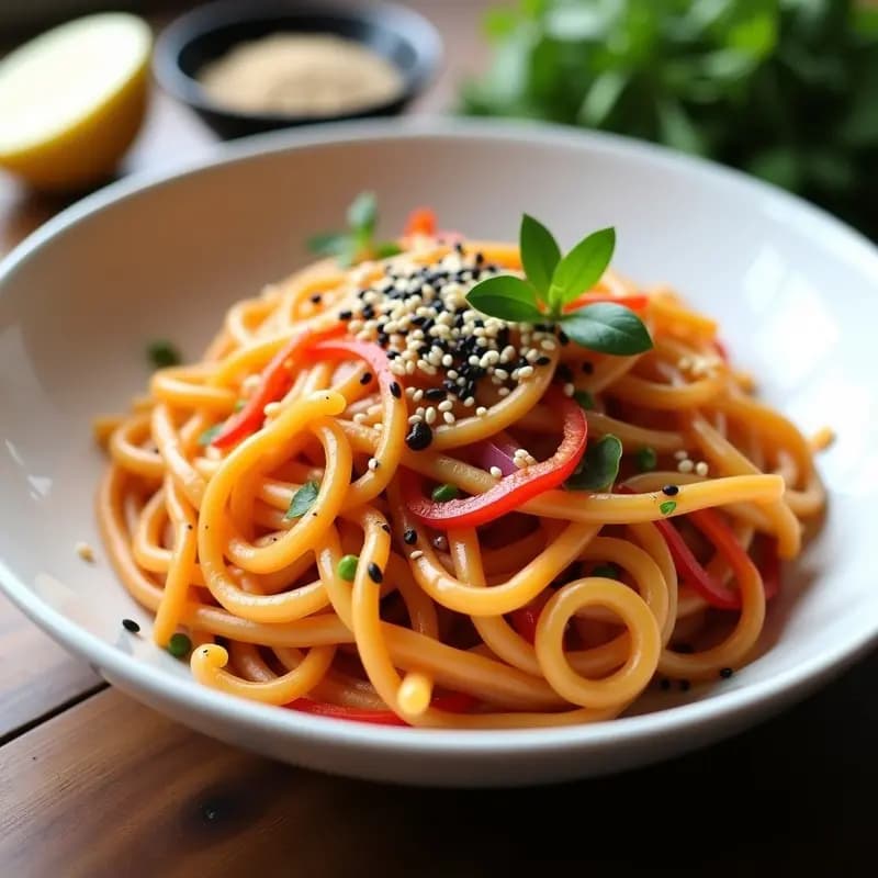 Mayak Koksal Sal: Ensalada Coreana de Fideos de Batata con Sésamo y Vinagre de Manzana