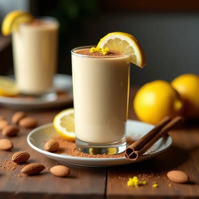 Mazamorra de Almendras: Postre Frío Andaluz con Canela y Corteza de Limón