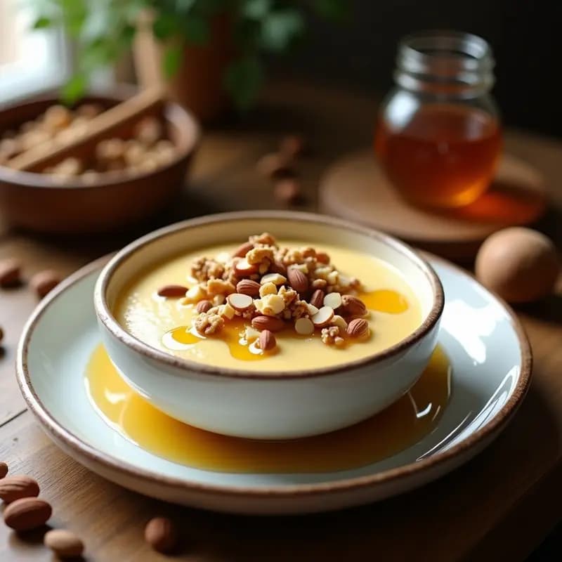 Mazamorra Andaluza con Frutos Secos: Postre Tradicional Sin Horno