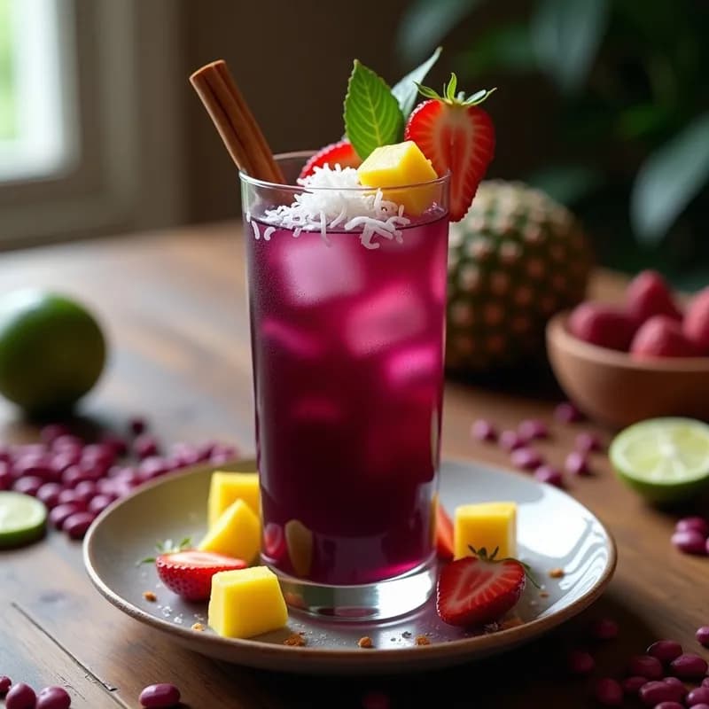 Mazamorra Morada Peruana: Receta Tradicional con Maíz Morado y Frutas
