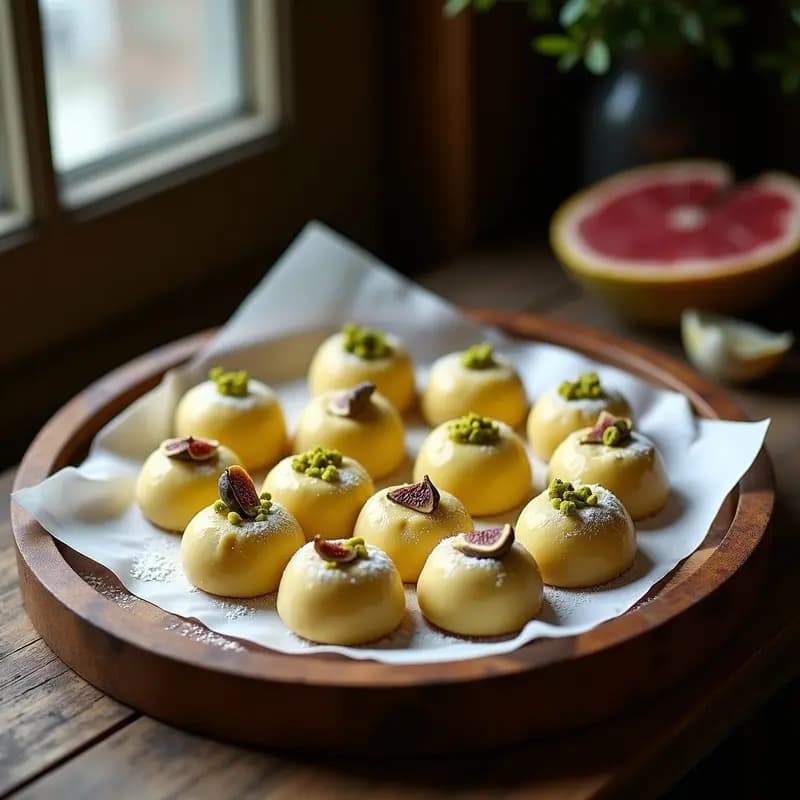 Mazapán de Toledo con Pistacho y Higos: Dulce Tradicional Sin Horno