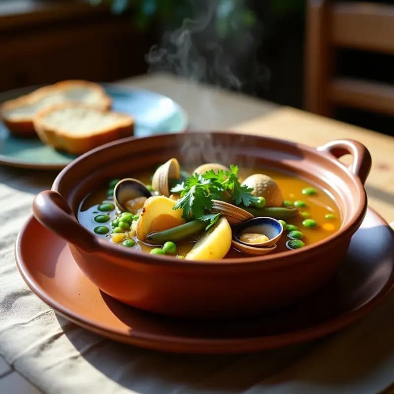 Menestra de Verduras con Almejas: Receta Vasca de Temporadas con Toque Marino