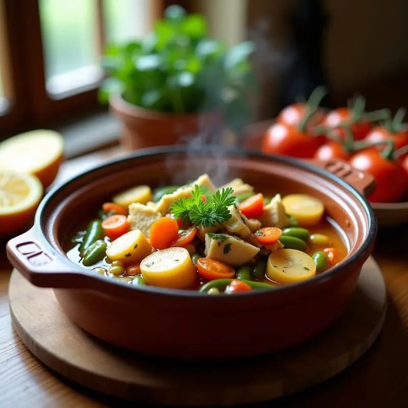 Menestra de Verduras con Bacalao: Plato Vasco Lleno de Sabores