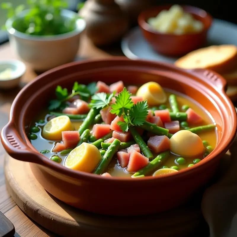 Menestra de Verduras con Jamón: Guiso de Temporada con Productos de Huerta