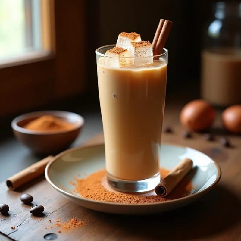 Merengadas de Café y Canela: Bebida Peruana Tradicional y Sin Lactosa