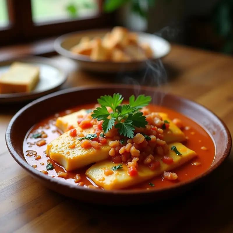 Merluza en salsa de txangurro: Receta vasca de pescado con un toque lujoso en casa
