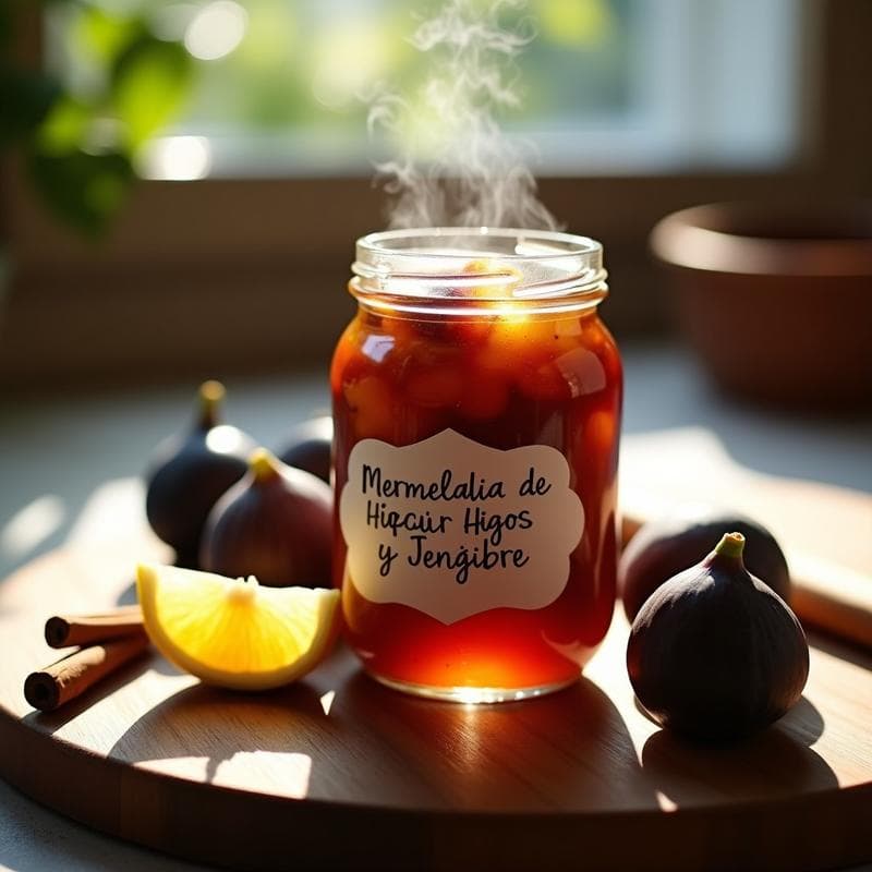 Mermelada de Higos y Jengibre: Receta Sin Azúcar para Desayunos Saludables