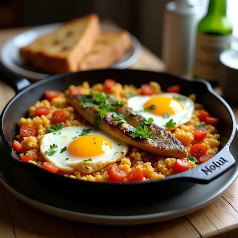 Migas con Chorizo y Sardina: Desayuno o Cena de Aprovechamiento Andaluz
