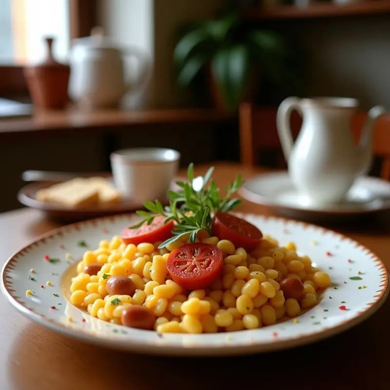 Migas con Chorizo, Uvas y Pimentón: Desayuno Castellano Energético