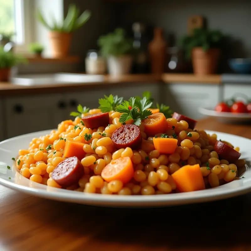 Migas con Chorizo y Uvas: Receta Manchega de Aprovechamiento en Sartén