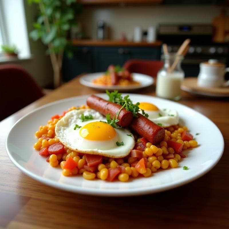 Migas con Huevos y Chorizo: Receta Tradicional Española Fácil y Económica