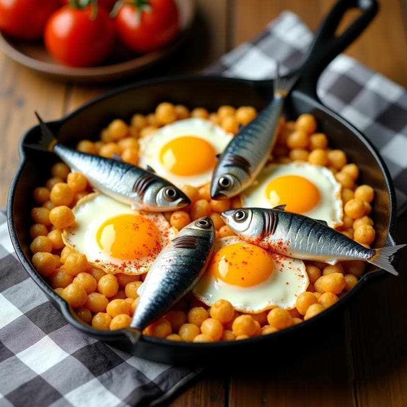 Migas con Huevos y Sardinas: Receta Andaluza Tradicional y Económica en 20 Minutos