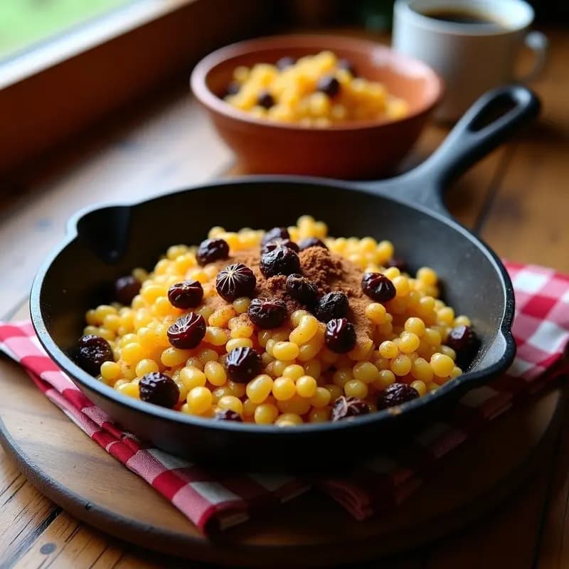 Migas Dulces con Chocolate y Uvas: Desayuno Extremeño con Toque Goloso