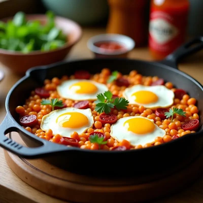 Migas Extremaduras con Chorizo y Pimentón: Desayuno Caliente y Reconfortante