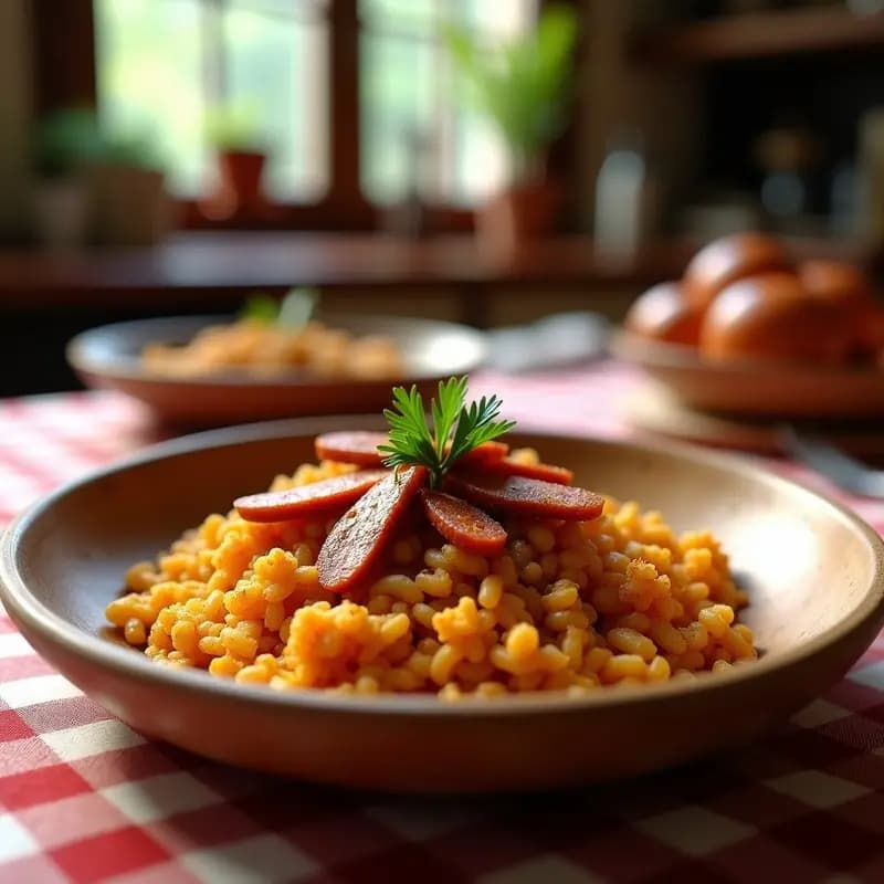 Migas Extremaduras con Chorizo y Sardinas: Desayuno Energético de Campo