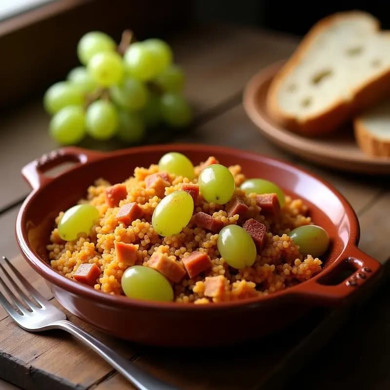 Migas Extremaduras con Uvas y Panceta: Desayuno Energético de la Abuela