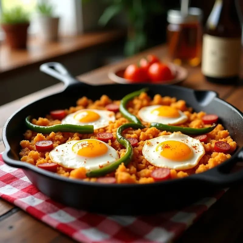Migas de Pan con Chorizo y Pimientos Verdes: Receta de Aprovechamiento Andaluza