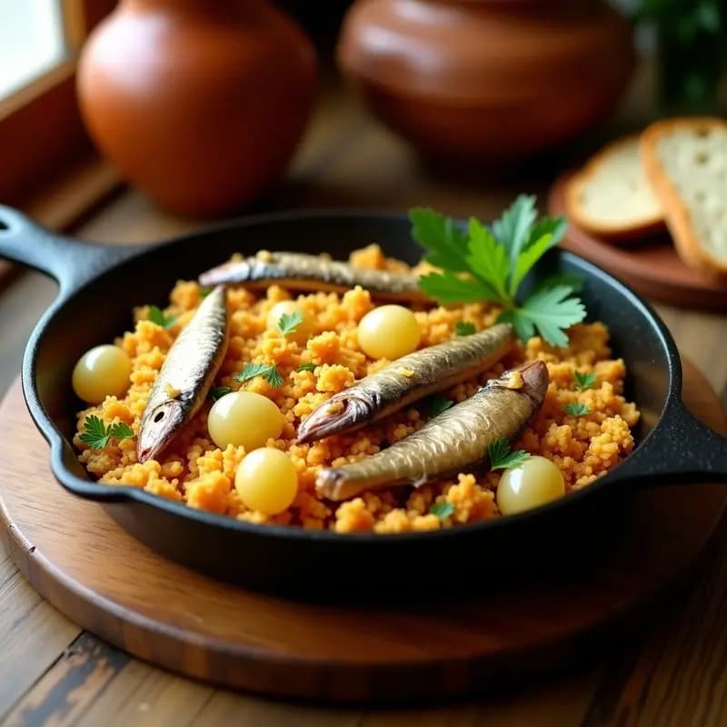Migas de Pan con Sardinas y Uvas: Receta de Aprovecho con Toque Extremeño