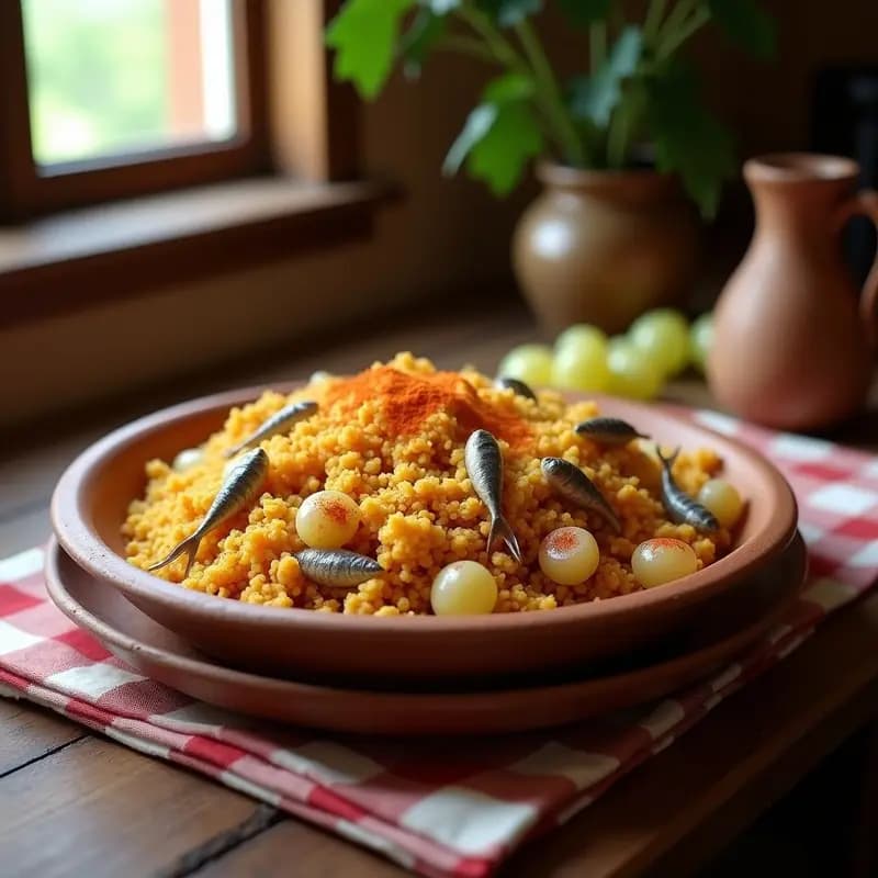 Migas con Sardinas y Uvas: Plato Tradicional Murciano de Aprovecho