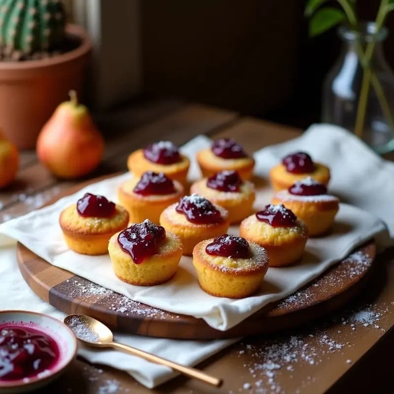 Miguelitos de Alcázar con Mermelada de Higo Chumbo: Postre Tradicional español sin lactosa
