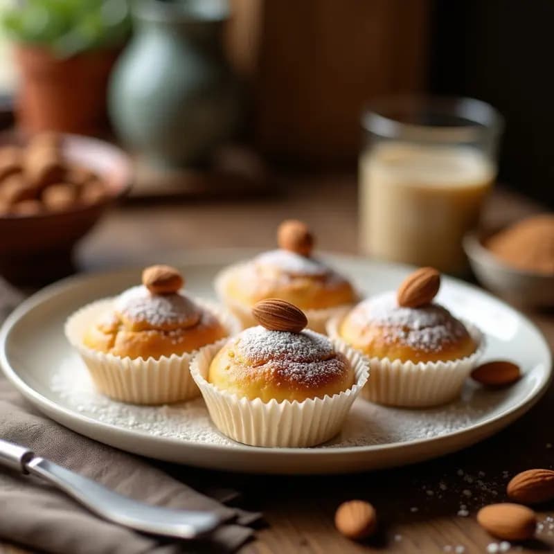 Miguelitos de Alcázar con Relleno de Cremoso de Almendra: Postre Tradicional Español Sin Horno