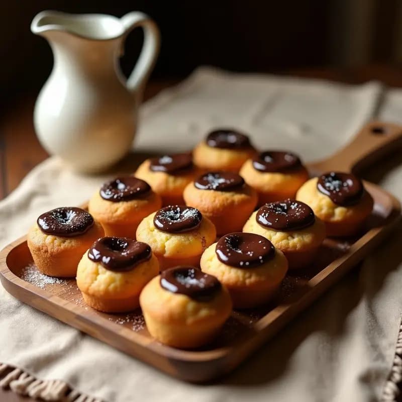 Miguelitos de Harina con Baño de Chocolate: Postre Clásico de Castilla-La Mancha