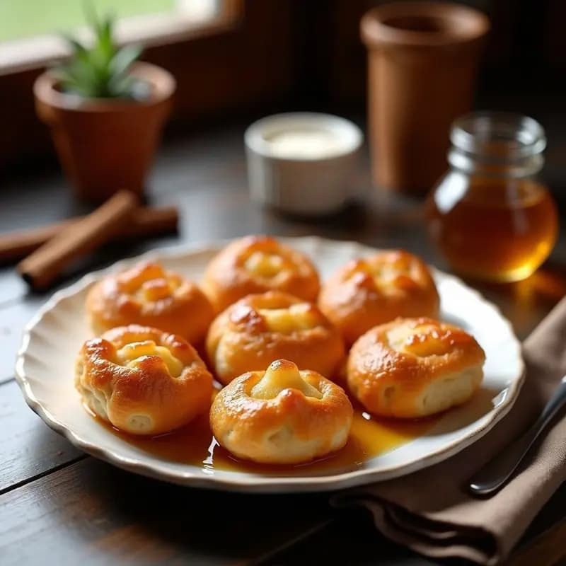Miguelitos de La Roda: Postre de la Abuela Sin Horno y con Miel