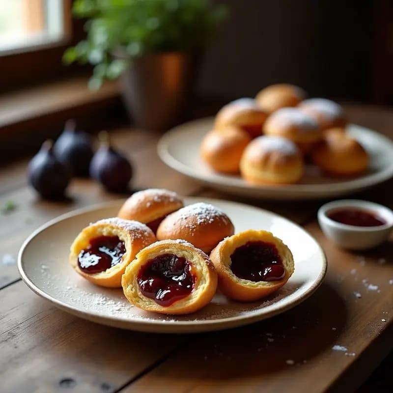 Miguelitos de la Roda con Mermelada de Higo: Receta Tradicional de Castilla-La Mancha en 20 Minutos