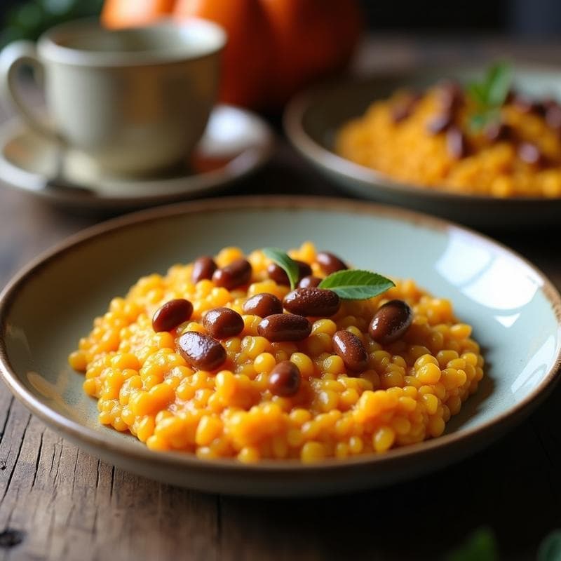 Mijo con Calabaza y Pasas: Desayuno Sin Gluten y Rico en Fibra en Thermomix