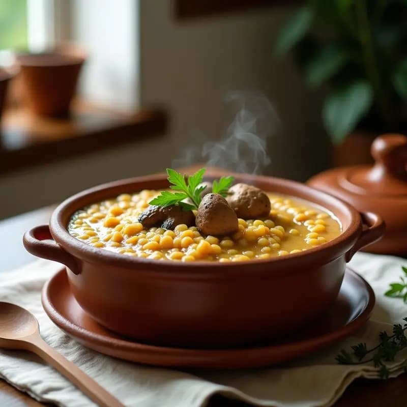 Mijo Cremoso con Setas de Otoño: Receta Vegana y Reconfortante en 30 Minutos