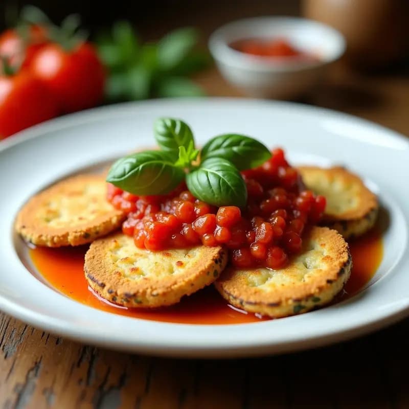 Milanesas de Berenjena con Queso de Cacahuete y Salsa de Tomate Casera: Receta Italiana Sin Carne