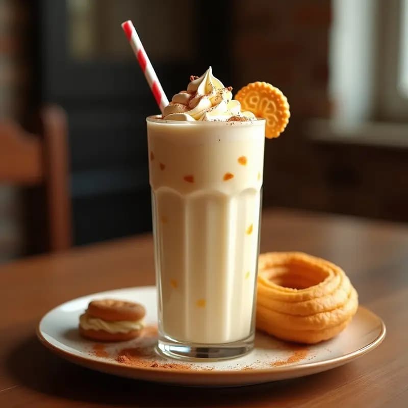 Milkshake de Churros con Canela y Leche Condensada: Bebida que Saboreas con los Ojos Cerrados