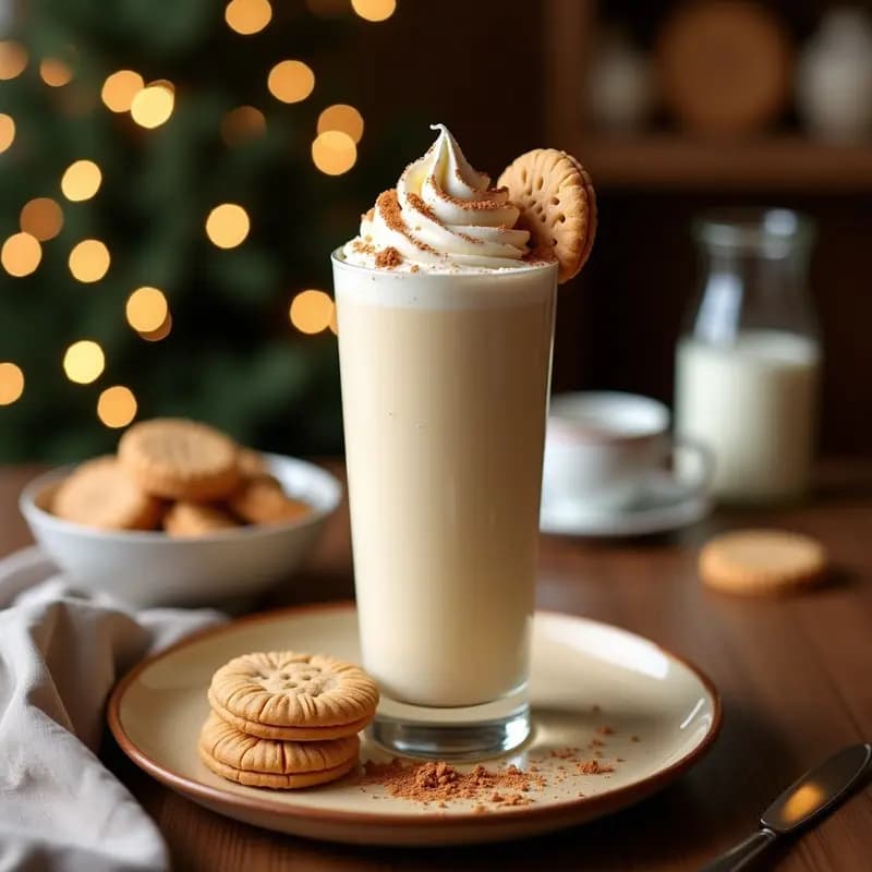 Milkshake de Turrón, Leche Merengada y Nata Montada: El Batido de Navidad